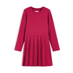 TOMMY HILFIGER Obleka ESSENTIAL vijolična