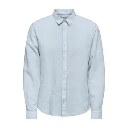 Only & Sons Srajca ONSCANTLEY nebeško modra/bela