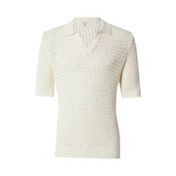 DAN FOX APPAREL Majica Malik off-bela