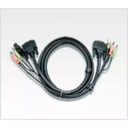 ATEN 2L-7D05U KVM kabel Črna 5 m