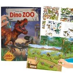Dino World Crate your Dino Zoo, 200+ samolepek