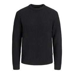 JACK & JONES Pulover JJJAXON črna