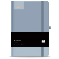 Blok notes z elastiko casual blue a6 tp črt 96l PROMOCIJA