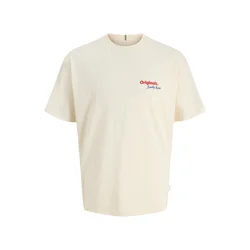 Jack & Jones Junior Majica modra / rdeča / naravno bela
