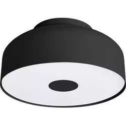 Sollux SL.1678 - Plafonska lampa OMIQ 4xE27/15W/230V prečnika 30 cm crna
