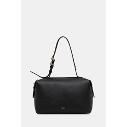 Usnjena torbica Furla Double M Boston Bag