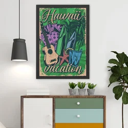 Wallity Uramljena slika Hawaii 3, 55x75 cm