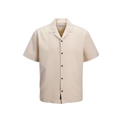 Jack & Jones Junior Srajca Global Waffle Resort bež