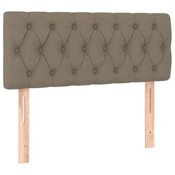 Vidaxl Posteljno vzglavje taupe 90x7x78/88 cm blago