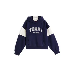 TOMMY HILFIGER Majica mornarska/bela