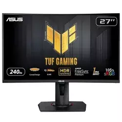 Monitor ASUS TUF VG27VQM 27/VA,zakrivljen/1920x1080/240Hz/1ms MPRT/HDMIx2,DP,USB/freesync/visina