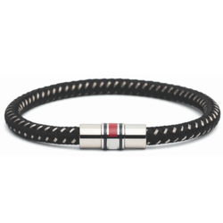 TOMMY HILFIGER muška narukvica 2790004, crna