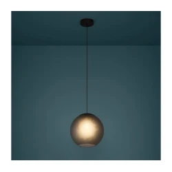 Eglo 390212 - Luster na sajli ARANGONA 1xE27/40W/230V zadimljena