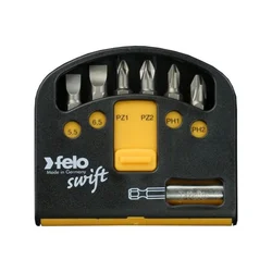 FELO Set sa držačem i bitovima Industrial Swift SL/PH/PZ 02060116 7 kom (02060116)
