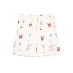 Cropp - Šorts s printom preko cele površine - Krem