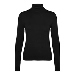VERO MODA Pulover VMMHappiness črna