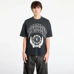 Majice REPRESENT Legacy Crest T-Shirt Stained Black XXL