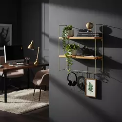 HANAH HOME Dekorativna zidna polica Cm 071