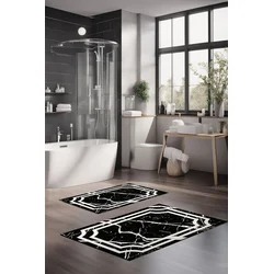 Lessentiel Maison Set prostirki za kupatilo CT-5171, 2 Komada, Bela