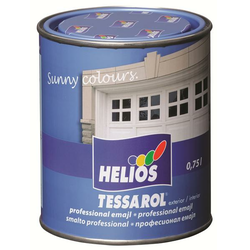 HELIOS pokrivna barva TESSAROL PROFESSIONAL EMAJL 0,75 L, BELA SIJAJ