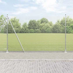Zavareno žičano ogradno mreža s betonskom podlogom 25 x 1,5 m