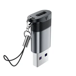 AceFast Acefast J8 USB-C na USB-A adapter, siv