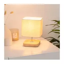 Atmosphera - Stona lampa TOXEY 1xE14/25W/230V borovina/bež
