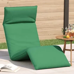 Sklopiva ležaljka za sunčanje zelena 175x54x8,5 cm Oxford tkanina