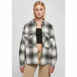 Urban Classics Bluza, siva, bela