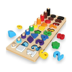 Bbo drvena igracka 4 u 1 logaritamska tabla ( GB-008 )