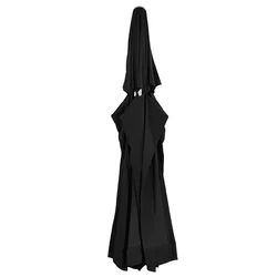 Zamjenska tkanina za vrtni suncobran crna 610 cm