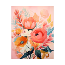Canvas Slika na platnu Roze cveće, 80 x 100 cm