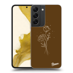 ULTIMATE CASE za Samsung Galaxy S22 5G - Brown flowers