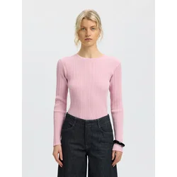 SELECTED Pulover SLWTOLEDO roza