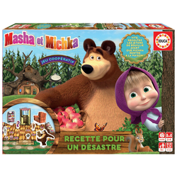Spoločenská hra Masa a Medveď v kuchyni Educa od 5 rokov - vo francúzštine EDU18559