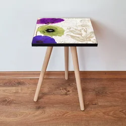 Hanah Home Klub sto Shp310, 35x42x35 cm, Šareni
