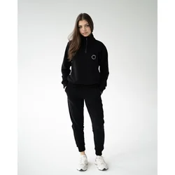 Innovation X Ženski Komplet Crni (Duks Half Zip)