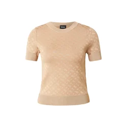 BOSS Pulover 50542290 Bež Regular Fit