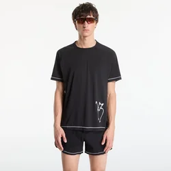 Majice Y-3 Graphic Running Short Sleeve Tee Black S