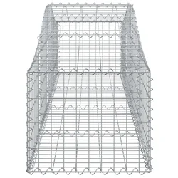 Lučne gabionske košare 30 kom 200x50x40/60 cm pocinčano željezo
