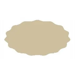 shumee Etiketa za kozarec 5,5x3 cm za marmelado 80 kosov bež mat