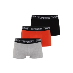Superdry férfi boxer Organic Cotton Trunk Triple Pack - White Mix