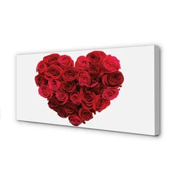 tulup.si Slika na platnu Srce vrtnic 140x70 cm