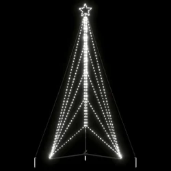 LED božićno drvce 615 LED hladno bijelo 404,5 cm