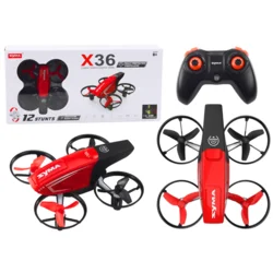 Daljinsko voden RC dron X36 SYMA rdeč