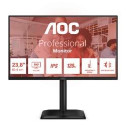Monitor AOC 24B31H 23.8/IPS/1920x1080/120Hz/1ms MPRT/HDMI,VGA/VESA/crna