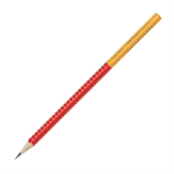 Grafitna olovka Faber-Castell Grip, crveno narančasta