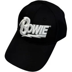 David Bowie White Flash Logo Kapa Black UNI