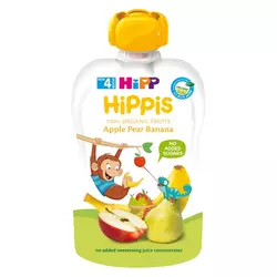 Hipp pouch jabuka, kruška, banana 100g