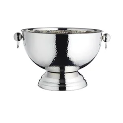Stainless steel ice bucket with handles - BarCraft
